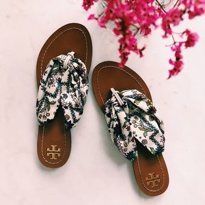 Tory Burch Silk Sandals